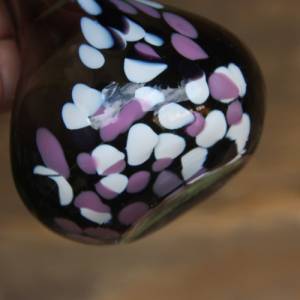 kleine Vase Überfangglas Solifleurvase Murano Stil 70er Jahre Vintage Bild 7