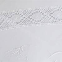Paradekissen einzelner Kissenbezug aus 100% Baumwolle perfekt für Shabbychic Vintage Bettwäsche antik Bild 3