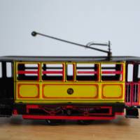 Blechspielzeug Paya Straßenbahn zum Aufziehen Bild 5