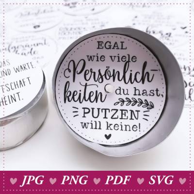 Download: Teelichtbotschaften freche, humorvolle Sprüche, lmaA DIY-Geschenk zum Geburtstag und für besondere Anlässe, al