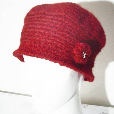 Häkelanleitung - Luises Ausgeh-Hut mit der Brosche Luisenblümchen - in vielen Größen von XXS - XL - PDF