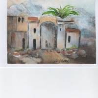 Ansichtskarte, Erinnerung, Traumurlaub  -    Marokko   - handgemalt Bild 1