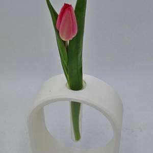 Ellipse Reagenzglas, Kunstblumen, 3D Druck, Dekoration, Valentinstag Geschenk, Hochzeit Tischdeko,Romantische Vasen, Ges Bild 2