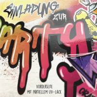 12 Graffiti Einladungskarten mit passend farbig bedruckten Umschlägen Bild 2