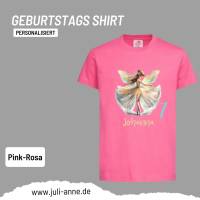 Personalisiertes Shirt GEBURTSTAG Zahl & Name personalisiert Ballerina Fee Balett Bild 9