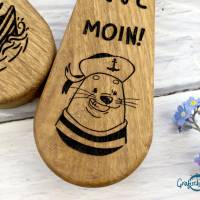 Flaschenöffner aus Holz | moin | ahoi | Geschenk für Vatertag Bild 5