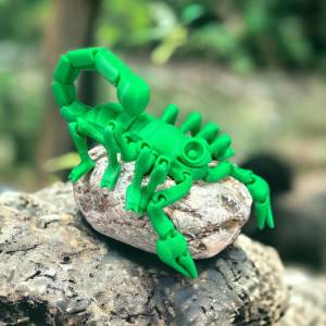 Flexibler Skorpion - Natürliches Spielzeug aus nachhaltigem 3D-Druck Bild 2