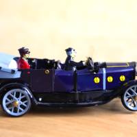 Blechspielzeug Paya Limousine mit Fahrer zum Aufziehen Bild 2
