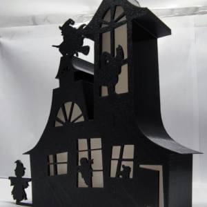 3D Druck Halloween Geisterhaus Deko mit Geistern , Hexe , Vogelscheuche Bild 8