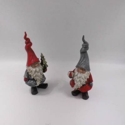 2 Stück Weihnachts- Wichtel Weihnachtsmann im Weihnachtslook zum basteln Dekorieren