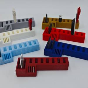 3D Druck | USB micro-/SD-Karten Organizer | Schreibtisch | Desktop | Büro Bild 5