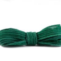 Seidenband Crinkle Crêpe Tannengrün 1m 100% Seide handgenäht handgefärbt Schmuckband Wickelarmband Bild 1