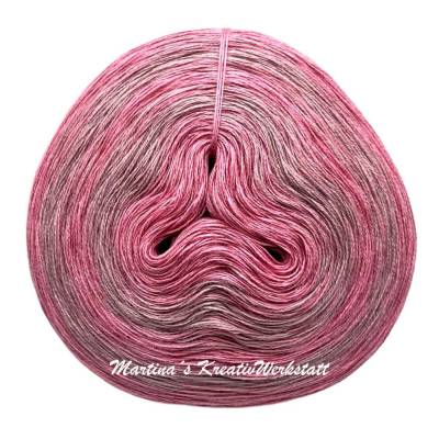 Bobbel Farbverlaufsgarn Rose Stripes
