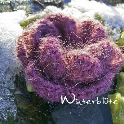 Häkelanleitung - Winterblüte - GRATIS - perfekt für eine Brosche für ein Tuch oder Hut - FREEBIE - PDF