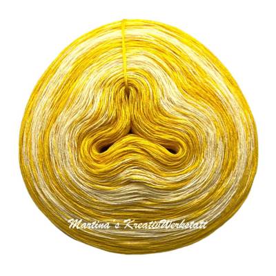Bobbel Farbverlaufsgarn Yellow Stripes