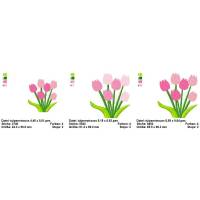 Stickdatei Tulpenstrauss in 3 Größen Tulpen Tulpe Blumen ab 10x10 Stickrahmen frühling spring Bild 3