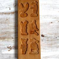 Holzform Tiere Springerle Spekulatuis Küchendeko Bild 1