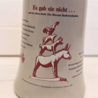 Vintage Bremer Stadtmusikanten Bierkrug Bierseidel 0,5 Liter Keramikbecher Bierglas Krug Seidel Humpen Bierbecher Bild 7