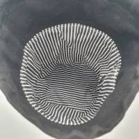 Rundes Utensilo mit Walen, natur/schwarz Bild 4