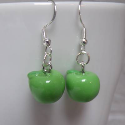 Apfel Äpfel Ohrhänger Ohrringe kawaii