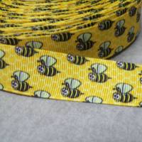 Bienen. Biene Insekt, Natur,   22 mm  Borte Ripsband, Bild 1
