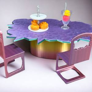 Tisch im Miniverse Style in verschiedenen Farben Bild 1