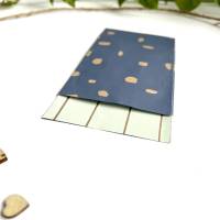Mini-Geschenktüten BLAU GOLD DOTS 5-50 Stück 7x13 cm Papiersäckchen klein Flachtüte Papiertbeutel Verpackung Bild 5