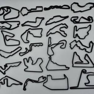 3D Druck | Formel 1 2023 Rennstrecke Wandkunst | F1 Strecke Kunst | Sammlerstück F1 Strecke | Formel 1 Wandkunst | F1 20 Bild 1