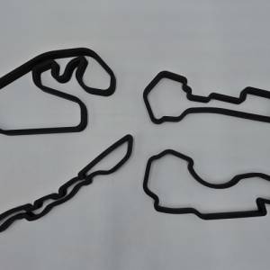 3D Druck | Formel 1 2023 Rennstrecke Wandkunst | F1 Strecke Kunst | Sammlerstück F1 Strecke | Formel 1 Wandkunst | F1 20 Bild 5