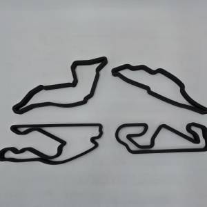 3D Druck | Formel 1 2023 Rennstrecke Wandkunst | F1 Strecke Kunst | Sammlerstück F1 Strecke | Formel 1 Wandkunst | F1 20 Bild 6
