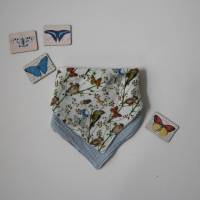Dreieckstuch aus Musselin mit Drucknöpfen für Kinder verschiedene Modelle von zimtblüte Bild 2