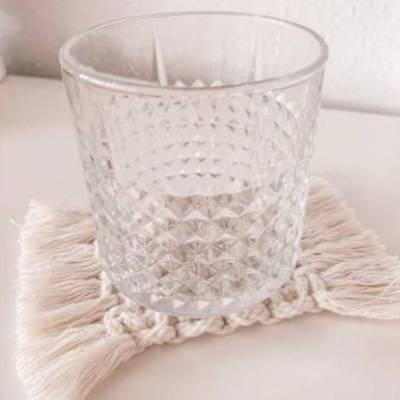 Makramee DIY-Anleitung für Untersetzer - Schritt-für-Schritt Anleitung, ohne Materialien