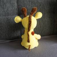 Amigurumi Giraffe Tafari  Häkeltier  Kuscheltier  aus Plüschwolle  Handarbeit Bild 5
