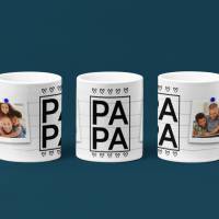 Tasse Papa personalisiert, für Vatertag, Geburtstag...Keramik, 330ml Bild 1