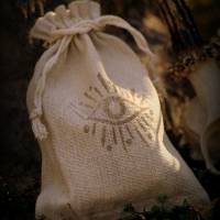 Hexenglocken mit Rosenquarz - Handgefertigter Schutz für Dein Zuhause - perfektes Geschenk, nicht nur für Hexen, Wicca, Bild 8