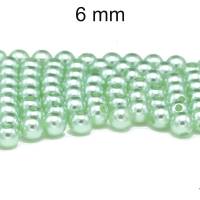 Perlen in Glaswachsoptik - ca. 6mm - Acryl Bild 10