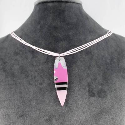 Kettenanhänger- Splash rosa Surfbrett ART 7192