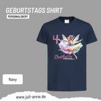 Personalisiertes Shirt GEBURTSTAG Zahl & Name personalisiert Ballerina Fee Balett Bild 6