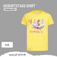 Personalisiertes Shirt GEBURTSTAG Zahl & Name personalisiert Ballerina Fee Balett Bild 7