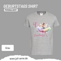 Personalisiertes Shirt GEBURTSTAG Zahl & Name personalisiert Ballerina Fee Balett Bild 8