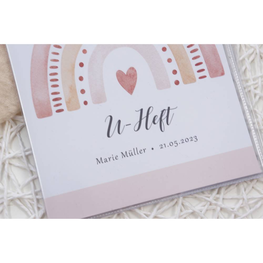 Personalisiertes U-Heft & Impfpass Set Dschungeltiere - Mit Namensdruck