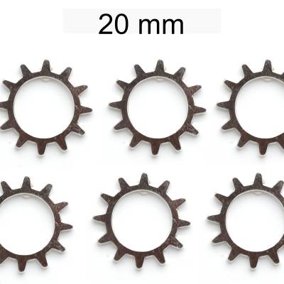 Steampunk Anhänger Zahnrad - ohne Öse - ca. 20mm - Metall