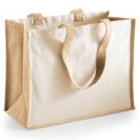 Personalisierbare Jute- und Baumwoll-Einkaufs- und Strandtasche - Praktisches und stilvolles Geschenk für jeden Anlass Bild 2