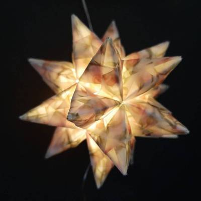  Motivpapier Streurosen für 10 Bascettasterne transparent 5,0 cm x 5,0 cm