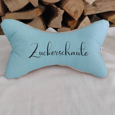 Leseknochen *Zuckerschnute* Nackenkissen, schönes Relaxkissen/Nackenstütze