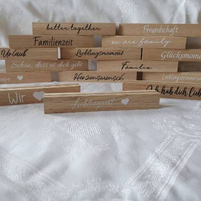 Fotohalter | Bilderleiste | Kartenhalter | Holz | Geschenkidee | Geburtstag | Muttertag 