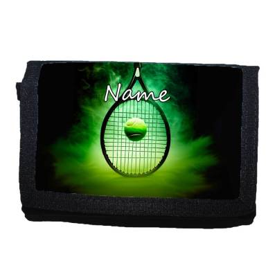 Kinder Geldbörse mit Name / Tennis / Geldbeutel / personalisierbar