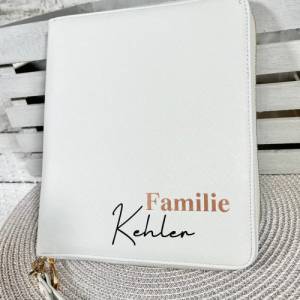 Organizer Dokumentenmappe personalisiert für die ganze Familie Reiseunterlagen Untersuchungshefte Bild 2
