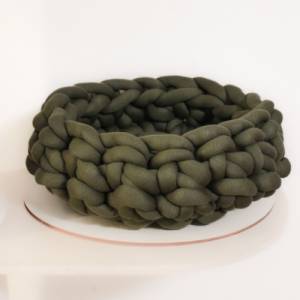 1kg XXL Garn | BioBaumwollgarn | Jumbogarn gefüllt ca. 2-2,5 cm dick | Chunky yarn | Schlauchgarn | Tube Yarn Bild 2