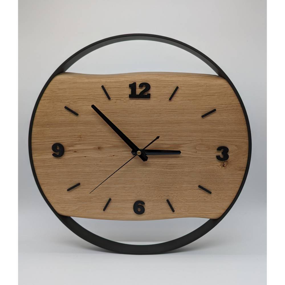 Holz Eiche Rustikal Wanduhr Aus Holz Kaufen Wanduhr Holz Eiche